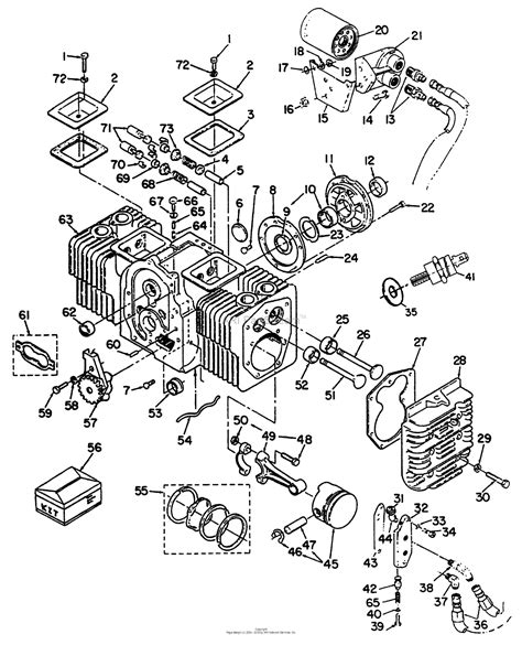 Includes Wheel Horse part numbers. . Onan b43g parts diagram